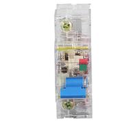FTVOGUE Disjoncteur Sensible 1p, Transparent. 230V, 400V, Clair à Voir, Matériau ABS, Systèmes Solar AC, VR, Circuits à Domicile, Puissance Rapide, Petits Courants Détectionne (100A)