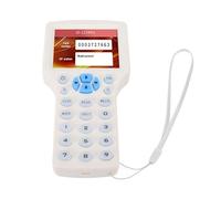 FTVOGUE Duplicateur de Lecteur de Carte NFC 10 Fréquences, Copieur de Carte d'identité IC 125 KHz 13,56 MHz pour EM4100 EM4200 UID T5577, avec Interface USB, pour Cartes de Porte de