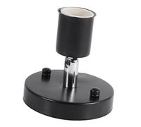 FTVOGUE E27 Douille de Plafonnier Vintage, Support D'ampoule Rotatif à | Compatible avec les Ampoules à Vis E27, Direction Réglable, Construction Durable en Céramique et en Fer, Montage Mural
