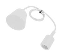 FTVOGUE E27 Porte-Lampe Prendants Réglables Lights Assaleurs D'éclairage Pobite de Lampe pour Restaurant Home Restaurant (WHITE)