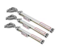 FTVOGUE Échelle d'encodeur Linéaire de Haute Précision, Matériau en Aluminium, Précision ± 5 um, Plage 0-500 Mm pour les Utilisateurs de Lecture Numérique JCS900-2AE et JCS900-3AE (Course 0-100mm