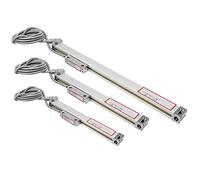 FTVOGUE Échelle Linéaire DRO en Alliage d'aluminium 2AE 3AE ± 5 um Précision 5 um Résolution 0-300 Mm 0-500 Mm 0-600 pour Lecture Numérique JCS900 sur Fraiseuse de Tour (Course 0-300mm 0-400mm