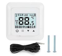FTVOGUE Écran Tactile Smart Thermostat Temperature Contrôleur WiFi Option Système de Chauffage Système ABS pour (sans Wi-FI)