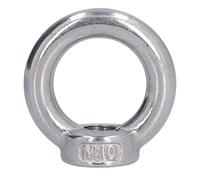 FTVOGUE Écrou à œil de Levage fileté, Matériel Marin Robuste en Acier Inoxydable pour Grues et Machines d'ingénierie, 10 Pièces M3 (M3)