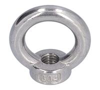 FTVOGUE Écrou à œil de Levage fileté, Matériel Marin Robuste en Acier Inoxydable pour Grues et Machines d'ingénierie, 10 Pièces M3 (M5)