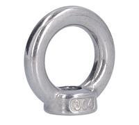 FTVOGUE Écrou à œil de Levage fileté, Matériel Marin Robuste en Acier Inoxydable pour Grues et Machines d'ingénierie, 10 Pièces M3 (M6)