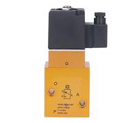 FTVOGUE Électrovanne AC 220 V Guide Intérieur Vanne d'inversion G1 4 Pouces 2 Positions 3 Voies Conception Haute Pression Taille Compacte Installation Rapide pour le Contrôle des Fluides (AC220V)