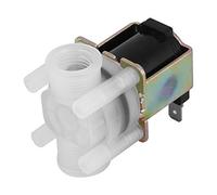 FTVOGUE Électrovanne d'entrée d'eau AC G1, Filetage Interne de 4 Pouces, Vanne à Action Directe en Plastique Normalement Fermée pour Distributeur de Purificateur 'eau, Machine à Laver,
