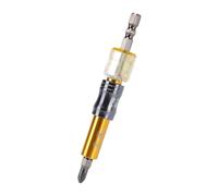 FTVOGUE Embout d'extension de Douille, Support d'adaptateur 'Embout de Douille 'extension en Alliage 'aluminium et en Acier allié, Tige Hexagonale Magnétique 3 en 1 de 1 4 Pouces 110 Mm pour