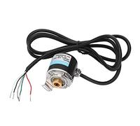 FTVOGUE Encodeur Arbre Creux AB COMPACT 2-Phase et Codeur Durable pour les Pièces D'automatisation Industrielle 3000-6000 Tr/Min DC5-24V, Adaptées aux Champs D'automatisation de Bureau et (360B)
