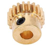 FTVOGUE Engrenage de Remplacement en Laiton pour Robot, 20 Dents, 0,8 MOD, Alésage D de 6 Mm, pour Pièces de Robots Industriels et Projets Robotiques, Installation Facile, Ajustement Précis pour