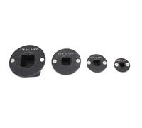 FTVOGUE Ensemble D'Adaptateur de Prise à Impact à Profil Bas 3 / 4in-1in 1/2In-3 / 4in 1/2In-3/8 Pouces Adaptateur à Cliquet avec un Luminaire Magnétique pour les Clés D'impact des