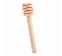 FTVOGUE Ensemble de Cuillères à Miel en Bois, Bois Naturel de qualité Alimentaire, Rainures Profondes pour un Bruissement de Miel Dégâts, Idéal pour le thé, le café et les Crêpes, 16 Cm de Long