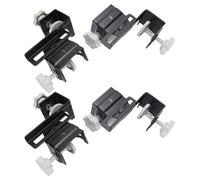 FTVOGUE Ensemble de Pinces D'installation Avant de Tiroir, Gabarit de Façade de Panneau en Acier Inoxydable pour Pince de Panneaux de 10 à 30 Mm D'épaisseur pour Cuisines, Salles de