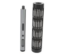 FTVOGUE Ensemble de Tournevis sans Fil 62 en 1, Kit de Tournevis électrique avec 60 Embouts, 3 Couples Réglables, 4 Lumières LED, Chargement de Type C pour Réparation de Téléphone,