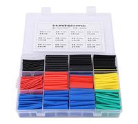 FTVOGUE Ensemble de Tubes Thermorétractables, 560 Pièces, Tubes Thermorétractables Isolés en Nylon avec Rapport 2:1 pour la Réparation de Fils électroniques