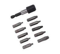 FTVOGUE Ensemble D'extracteurs de Vis avec Tige D'extension Autobloquante | Extracteurs en Acier au Carbone, Tailles de Perçage de 5,9 Mm à 2,6 Mm, Utilisation en Atelier Garage, Outil de Retrait de