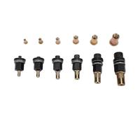 FTVOGUE Ensemble d'outils de Rivetage électriques Manuels, Adaptateurs d'outils de Rivetage en Acier au Carbone et Kit 'écrous avec Mandrins M3 M4 M5 M6 M8 M10 pour la Construction Automobile