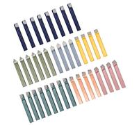 FTVOGUE Ensemble d'outils de Tournage, Outil de Tournage en Carbure 38 Pièces 5 16 Pouces C 6 Kit d'outils de Tour à Tige en Acier à Pointe de Carbure pour le Travail des Métaux, 7 Types pour