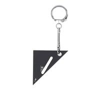 FTVOGUE Équerre de Menuisier en Alliage D'aluminium, Outil de Mesure avec Marquage des Angles de 45°, 30° et 90° pour le Traçage, le Positionnement et le Dessin de lignes. (BLACK)