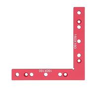 FTVOGUE Équerre de Positionnement à Angle Droit, 160 X 160 Mm | Construction en alliage d\'aluminium, impact anti-chute, aide à l\'épissage à 90°, trous de fixation, calibrage du cadre de