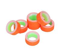 FTVOGUE Étiquette de Prix, 15 000 Pièces, étiquette de Prix pour Pistolet à Double Ligne Rouge, 3 Tubes 21 X 12 Mm avec Sortie Papier Lisse pour M5500 MX5500 AK813 (rouge)