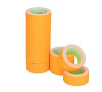 FTVOGUE Étiquette de Prix, 15 000 Pièces, étiquette de Prix pour Pistolet à Double Ligne Rouge, 3 Tubes 21 X 12 Mm avec Sortie Papier Lisse pour M5500 MX5500 AK813 (ORANGE)
