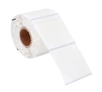 FTVOGUE Étiquettes Thermiques Rondes de 2 Pouces 400 Feuilles par Rouleau Transparent Imperméable à L'eau Autocollant Thermique Auto-adhésif des étiquettes avec Claire pour la Maison
