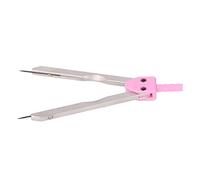 FTVOGUE Étriers D'ECG Règle D'ECG Diviseur Outil de Mesure de Dessin en Acier Inoxydable avec échelle Claire de 0 à 2,4 Pouces pour électrocardiographe ECG Médical en Soins (PINK)