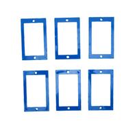 FTVOGUE Extension de Boîte électrique, 3,6 X 2,2 X 0, Pouces, Plastique | Plastique ABS, Adaptation pour Prise Unipolaire, Usage Domestique et Commercial, 12 Pièces avec 24 Vis 6-32 X 1,25 Pouces