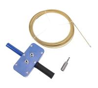 FTVOGUE Extracteur de Câble électrique, Dispositif de Filetage de Fil alimenté par Perceuse avec Adaptateur de Perceuse et Câble de 15 M, pour Tuyaux Muraux et Projets de Construction