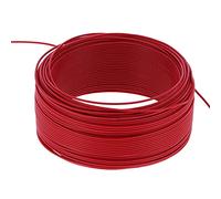 FTVOGUE Fil Conducteur Flexible à 7 Brins, Cuivre Rouge à Haute | Câble blindé en PVC, évalué à 300 V CA, pour le recâblage d\'appareils, l\'alimentation des instruments et la connexion du