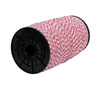 FTVOGUE Fil de Clôture électrique 3280 Pieds en Acier Inoxydable | 1000 M par Rouleau, Isolation PE, Confinement du Bétail, Protection des Cultures, Résistant aux UV, Installation Facile