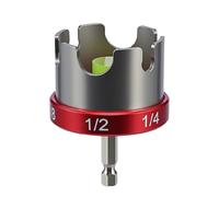 FTVOGUE Fixation de Foret à écrou, Outil de Retrait D'écrou à Dégagement Rapide pour Tiges Filetées de 1/4 3/8 1/2 Pouce, avec Corps en Alliage D'aluminium et Noyau de Roulement en