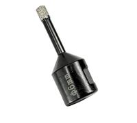 FTVOGUE Foret Carottier Diamant 6 Mm, à Eau à Sec, Cire de | Scie Cloche Diamantée, Noyau de Refroidissement en Cire, Carrelage Marbre Granit, Compatible avec Meuleuse D’angle,