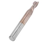 FTVOGUE Fraise à 2 Lèvres Droite, 5 Mm de Diamètre X 6 Mm de Queue | Construction en carbure à micro-grains, fraise à graver 3D, élimination des copeaux en super spirale, compatible avec