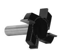 FTVOGUE Fraises à Fente en T Fraise en Bout de Carbure à 4 Cannelures pour le Travail du Bois Acier Inoxydable Cuivre Aluminium Profondeur de Coupe de 12,7 Mm Mèche de Routeur à Tige Droite (T à