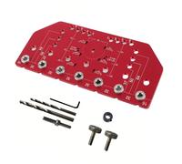 FTVOGUE Gabarit de Charnière à Goupille d'étagère, Construction Entièrement Métallique pour un Perçage de Précision, Outil Idéal pour les Projets de Menuiserie et la Fabrication d'armoires