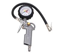 FTVOGUE Gonfleur de Pneu avec Pression en Acier Inoxydable, Mandrin d'air de 0 à 225 PSI, Grand Cadran, Conception Compacte pour Voitures, SUV, Camions, Motos et Vélos