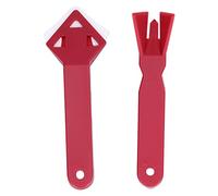 FTVOGUE Grattoir de Fenêtre en Silicone, Grattoir D'angle de Colle de Verre, Outil de de Ciment pour la Cuisine et la Salle de Bains, Dissolvant D'espace 2 Pièces