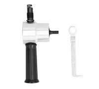 FTVOGUE Grignoteuse de Tôle à Double Tête en Alliage d'aluminium, Perceuse électrique, Outil de Coupe de Grignoteuse, Double Tête Réglable à 360 Degrés de 1 500 à 3 000 Tr/min pour les Coupes de