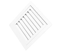FTVOGUE Grille de Ventilation à Louver en Aluminium avec Moustiquaire, Couvercle Mural pour Espaces Intérieurs Hôtels Bureaux