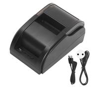 FTVOGUE Imprimante Thermique de Reçus, Imprimante Thermique ABS 60-80 Mm/s USB pour Hôtel (Prise UE)