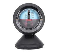 FTVOGUE Inclinomètre de Voiture, Indicateur D'inclinaison d'angle de Voiture Noir Indicateur de Niveau Mesure D'inclinaison d'angle D'équilibreur D'inclinaison pour Véhicule de Voiture