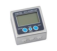 FTVOGUE Inclinomètre Numérique Multifonctionnel, Coque en Alliage de Zinc, Rapporteur électronique à 360 Degrés, Jauge d'angle pour le Travail du Bois et la Construction Automobile