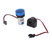 FTVOGUE Indicateur de Courant de Tension, Matériau ABS, Mesure Précise de la Tension et du Courant, Idéal pour la Maintenance électrique et l'installation d'équipements (BLUE)