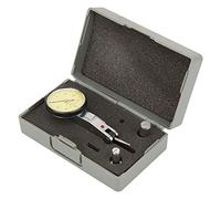 FTVOGUE Indicateur de Test à Cadran 0-0,8 Mm, Construction en Aluminium, Sonde Rotative à 180 Degrés, Outil de Mesure de Précision pour les Travaux d'usinage et d'inspection