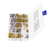 FTVOGUE Insert de Filetage Autotaraudeur 116 Pièces, Inserts de Fil d'acier pour M3 M4 M5 M6 M8 M10, Parfait pour la Réparation et le Refiletage de Filetage Métallique