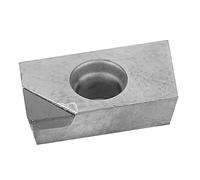 FTVOGUE Insertion PCD Insert diamanté APKT113508 Fraise PCD 700 à 800C 1292 à 1472F Résistance à la Chaleur Supérieure à 8000HV pour le Fraisage de Tour CNC d'aluminium, de Cuivre et de Fibre de