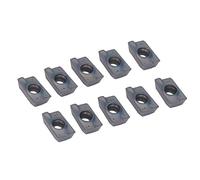 FTVOGUE Inserts de Tour CNC Inserts de Tournage à Revêtement Multicouche en Carbure 10 Pièces pour le Tournage, le Fraisage et, Finition Lisse pour les Utilisateurs de Travail des Métaux et les